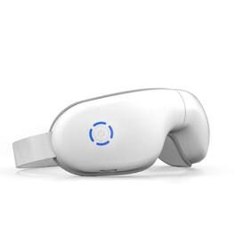 Live At Space - 5-Mode Heated Eye Massager, Light-Block Foldable, Quiet <25dB, 104°F Heat, Travel Case - 642146671364