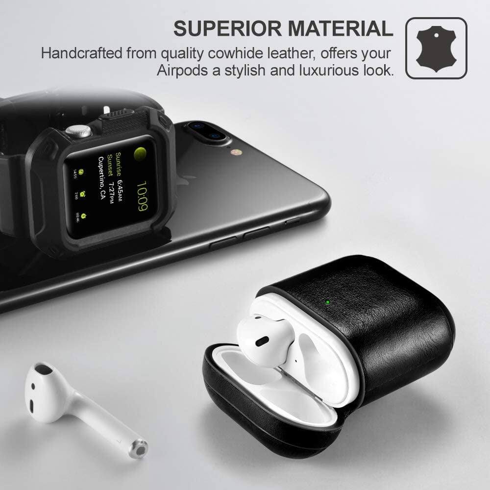 SUPERIOR MATERIAL
Handcrafted from quality cowhide leather, offers your Airpods a stylish and luxurious look.

99 i d WO Cupertino, Sunset Sunrise CA 7:27PM 6:45AM 10:09
