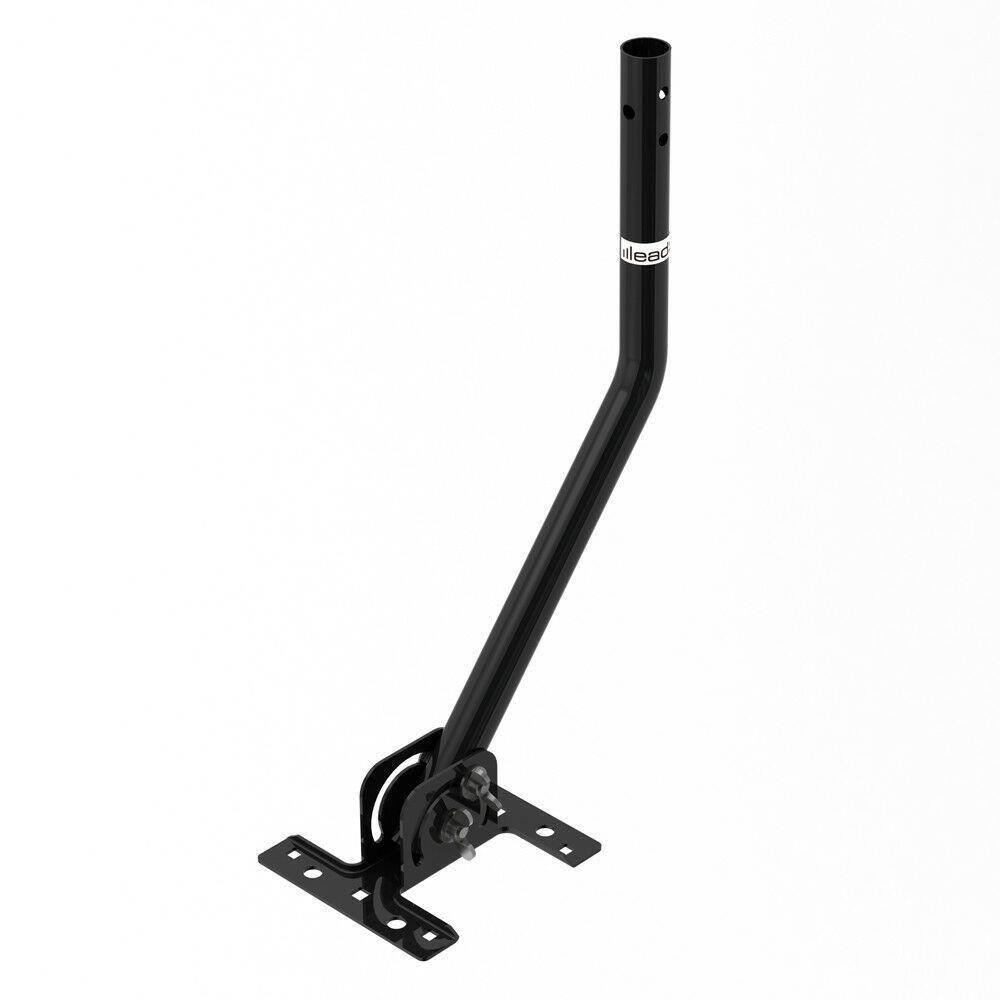 Alt View 2. Winado - Adjustable Outdoor TV Antenna Satellite Dish J Pole Mount Base Bracket - Black.