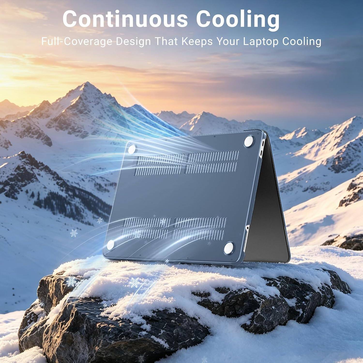 Continuous Cooling  
Full-Coverage Design That Keeps Your Laptop Cooling