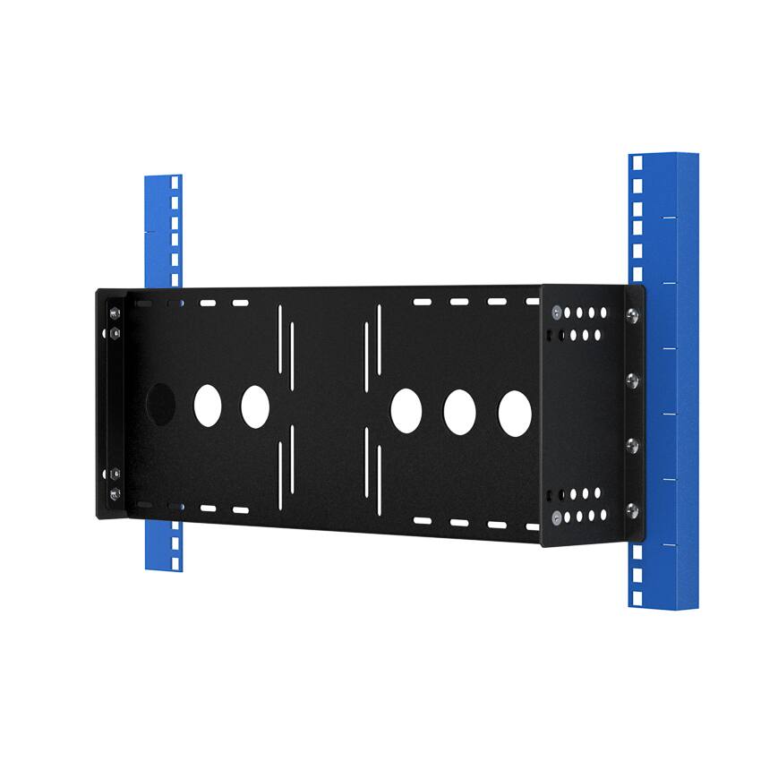 Alt View 1. RackSolutions - RackSolutions 4U Adjustable Monitor Rackmount (No Monitor) - Black.