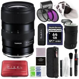 Tamron - 16-30mm f/2.8 Di III VXD G2 Lens For Nikon Z Mount with Advance Accessories and Travel Bundle | AFA064Z700 - Black