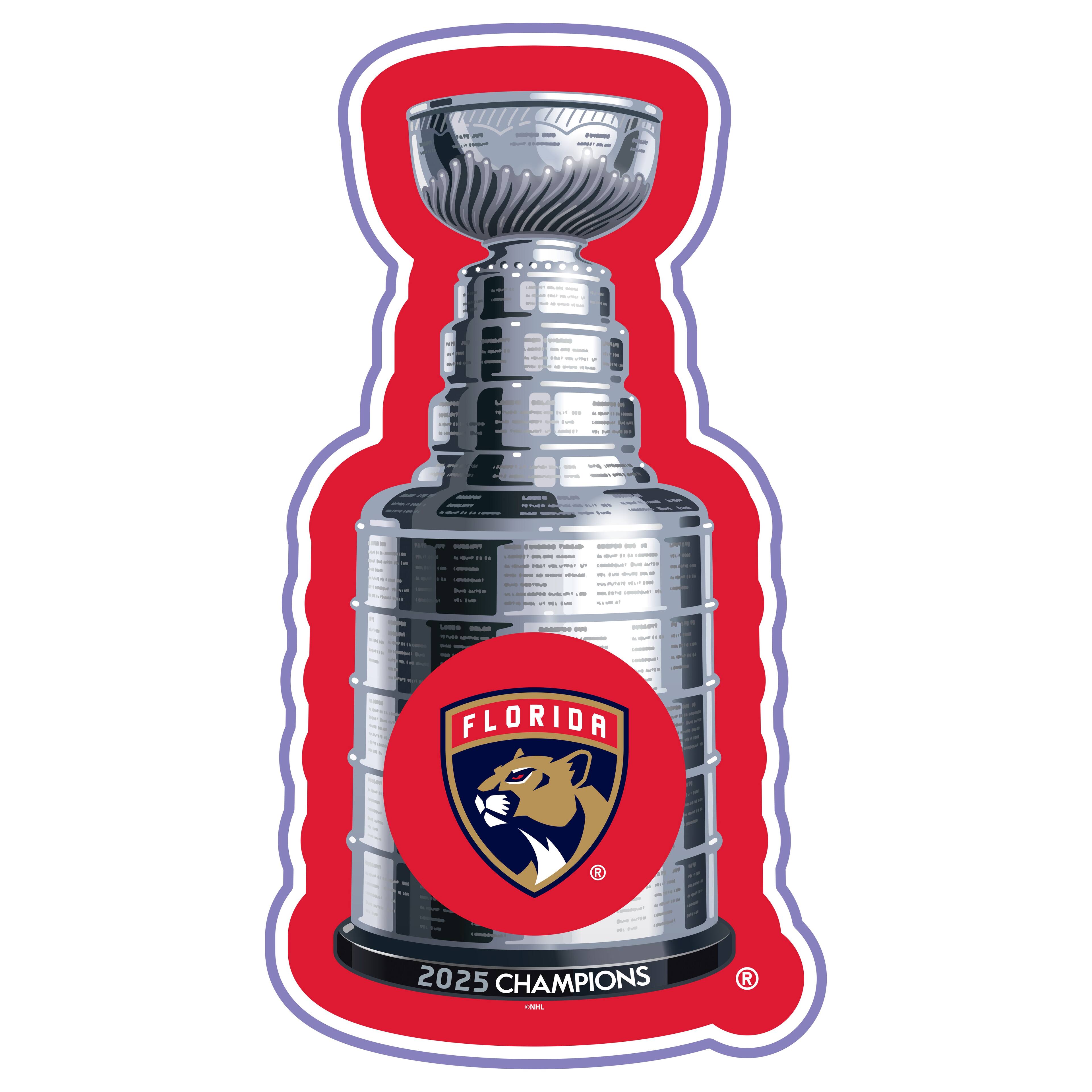 Florida Panthers 2025 Stanley Cup Champions LED Logo Wall Sign