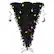 Alt View 21. Costway - 6ft Upside Down Christmas Halloween Tree w/270 Purple LED Lights - Black.