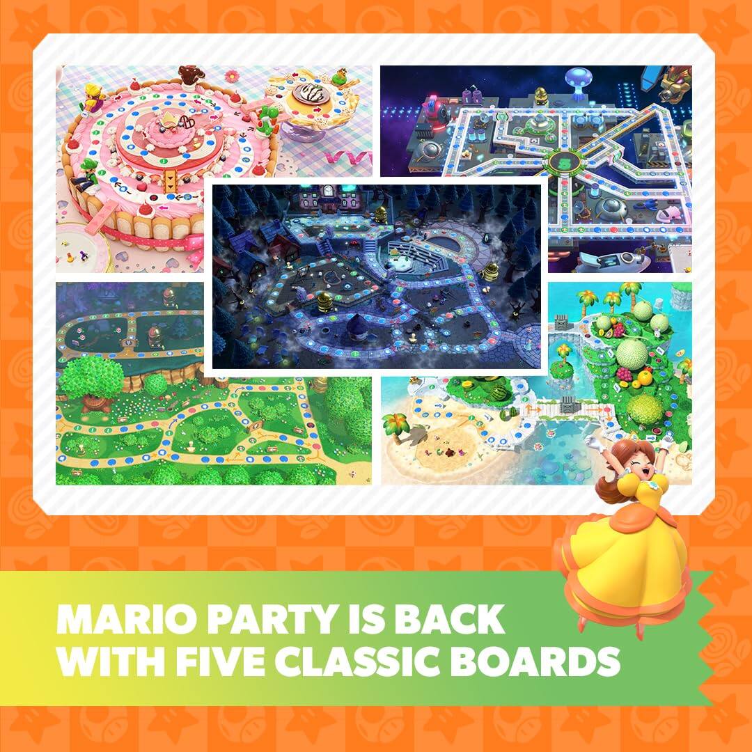 MARIO PARTY IS BACK WITH FIVE CLASSIC BOARDS