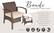 Bondi Outdoor Armchair: Premium quality construction, comfortable seat back, all-weather resin-wicker, beautiful mocha finish, Khaki outdoor cushion included, lightweight yet durable, zero maintenance, perfect for patio, balcony, garden, poolside, backyard.