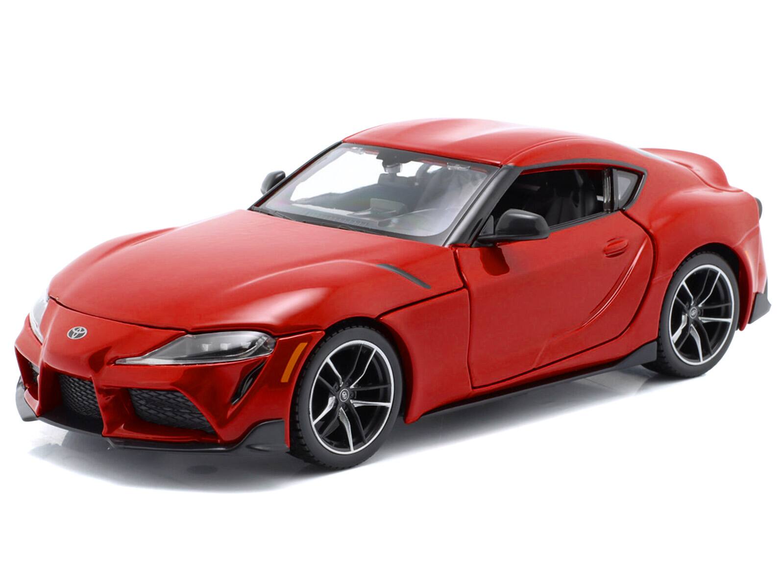 Alt View 1. Maisto - Toyota GR Supra Red "Special Edition" Series 1/24 Diecast Model Car by Maisto.