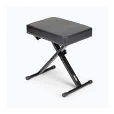 On Stage Stands - On Stage KT7800 Three-Position X-Style Foldable Keyboard Bench - Black