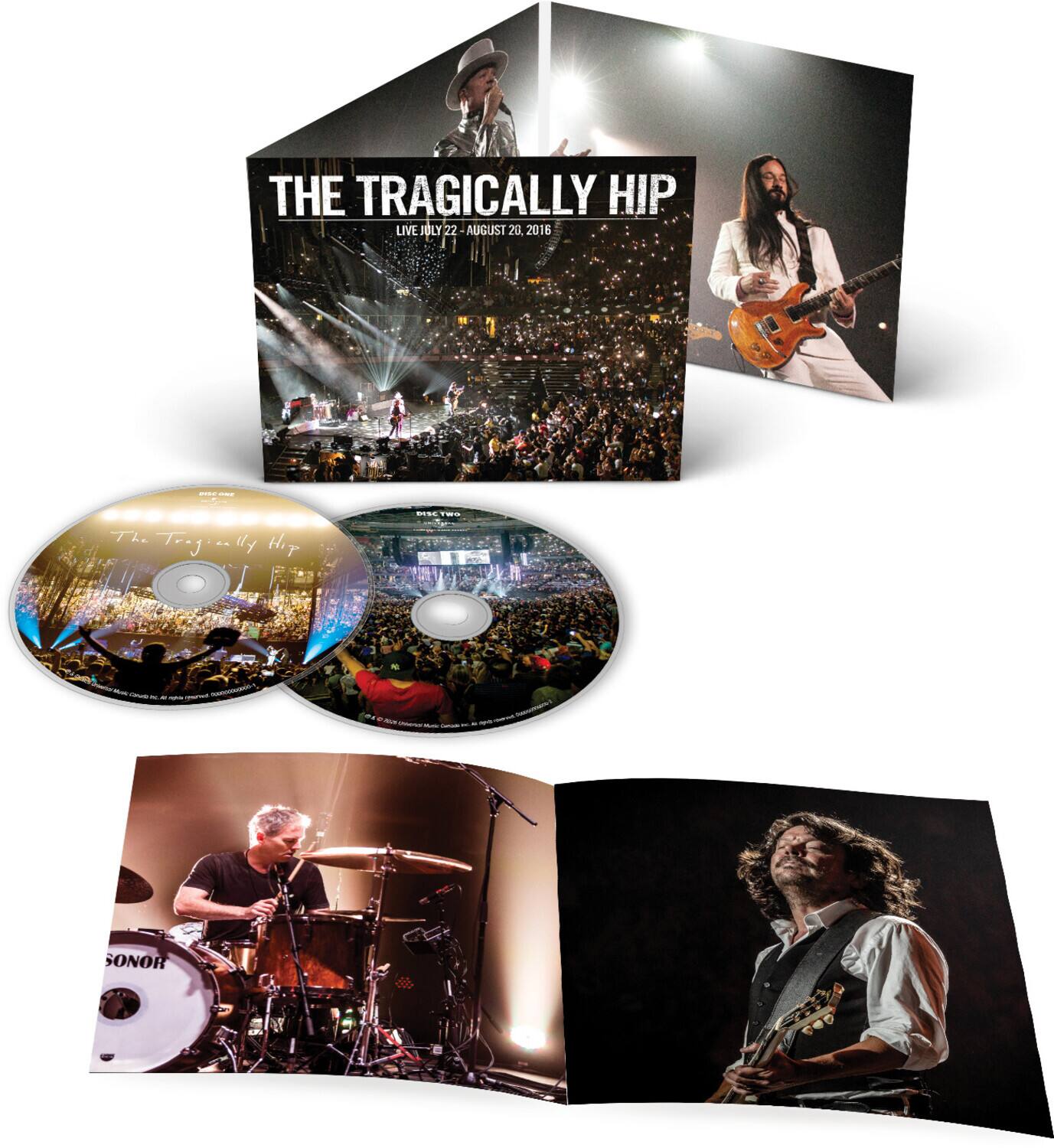 THE TRAGICALLY HIP LIVE JULY 22 - AUGUST 20, 2016

The Tray. 11 Hip
DISC EMO
- OND M M reply - TEAROOOOOO
- PASSAND - CHICKEN
- SONOR