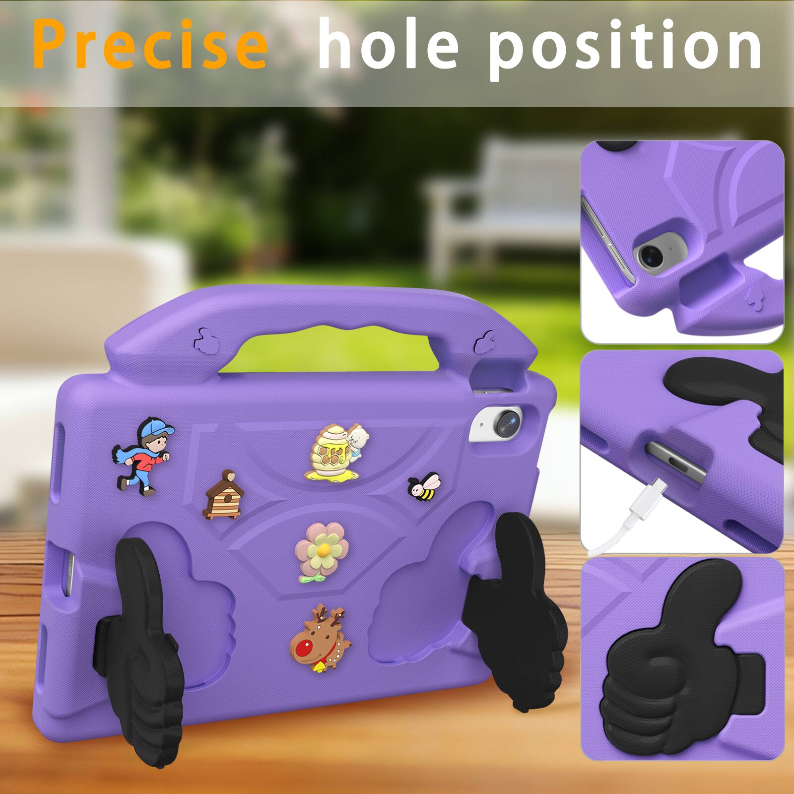 Precise hole position