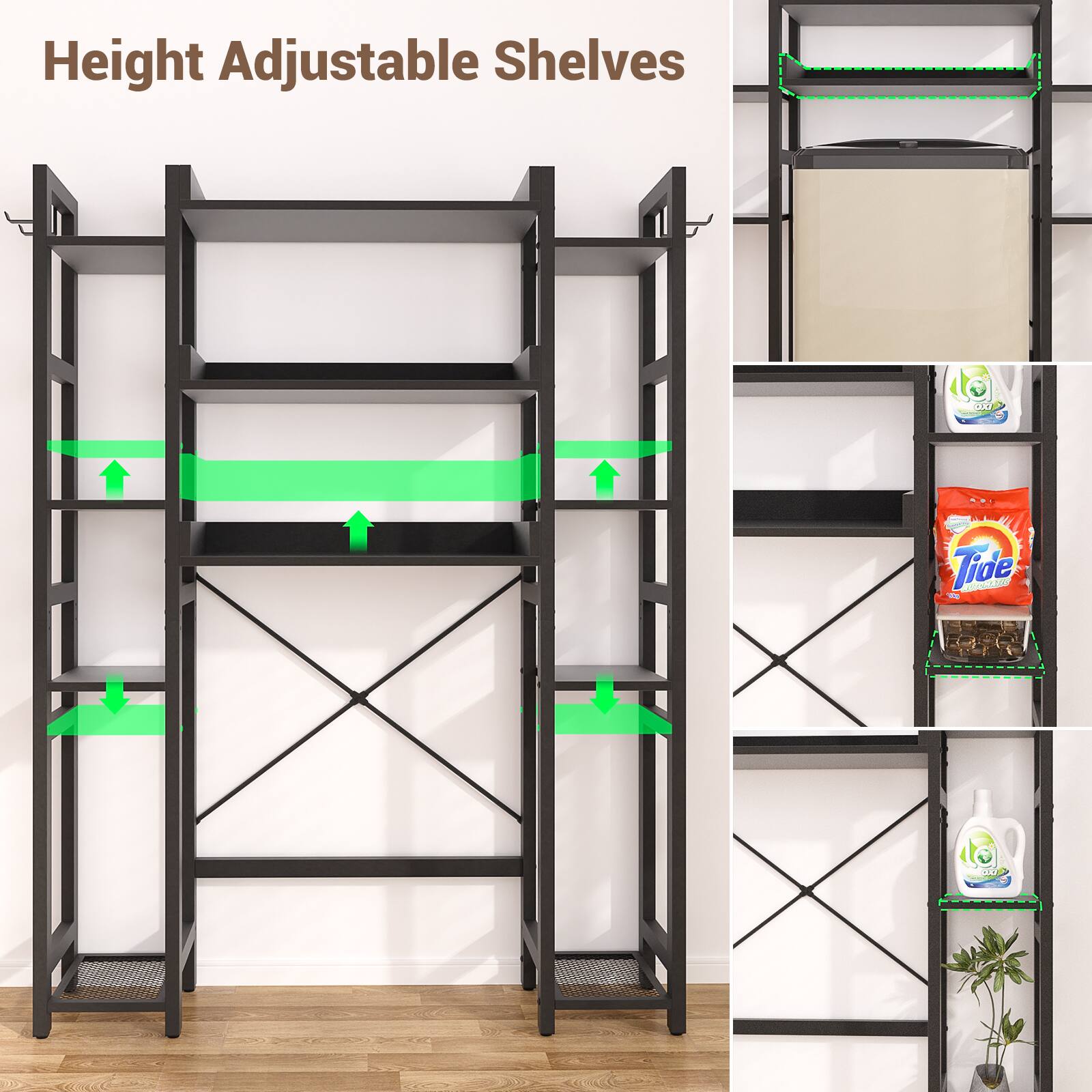 Height Adjustable Shelves
