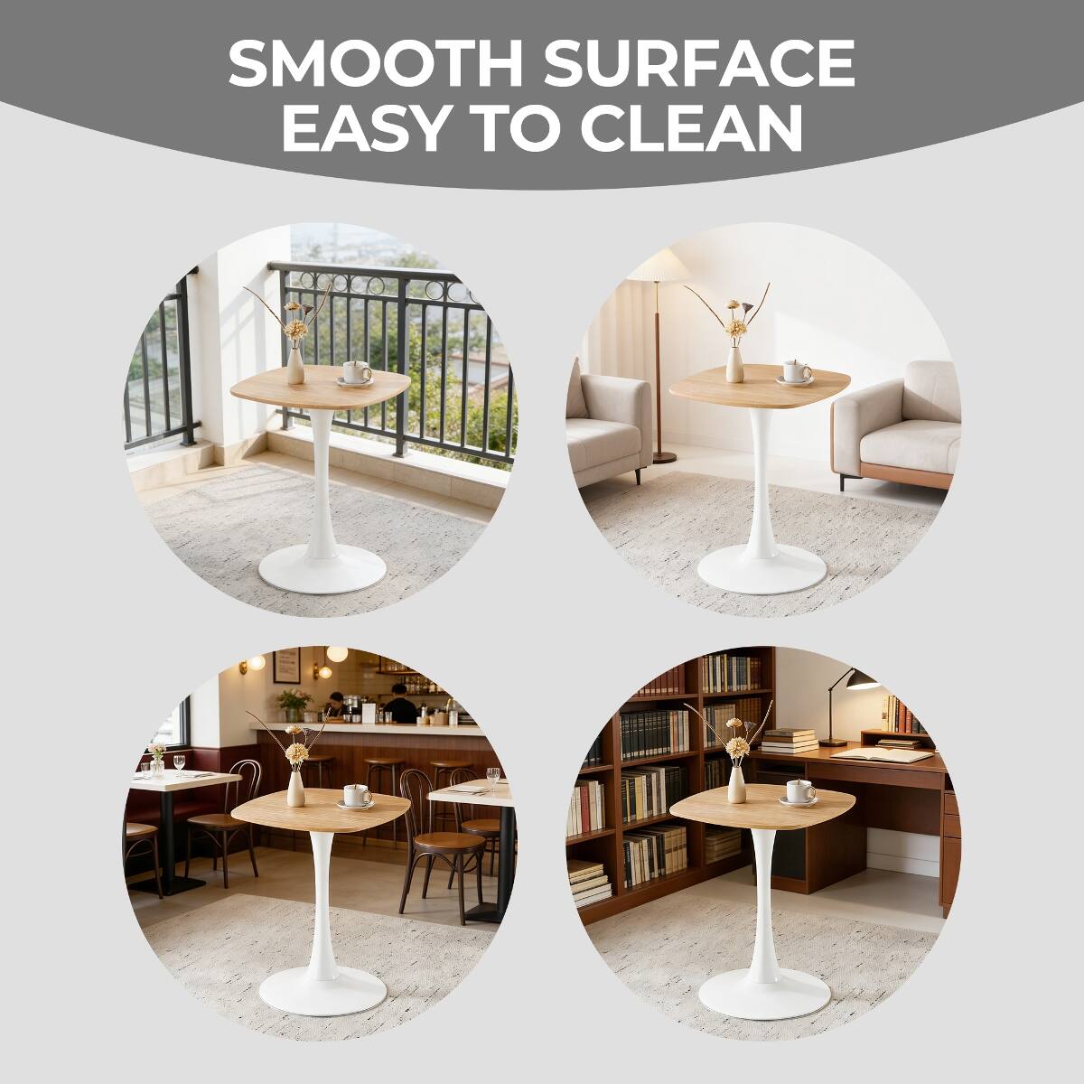 SMOOTH SURFACE  
EASY TO CLEAN
