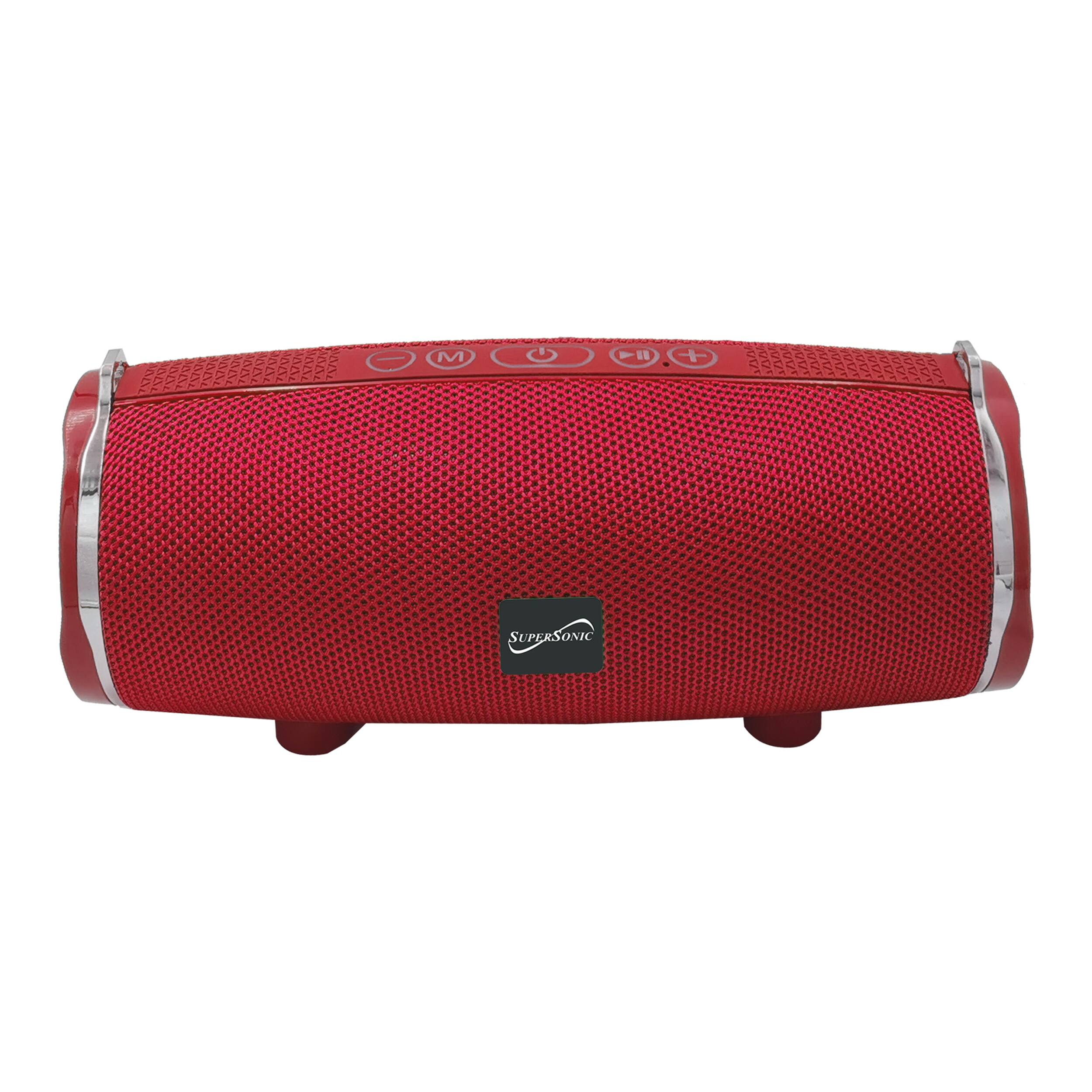 Alt View 2. Supersonic - SuperSonic Portable Lightweight Bluetooth Speaker in Red.