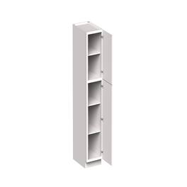 Boyel Living - 18-in W x 84-in H x 27-in D Slim Shaker RTA Kitchen Pantry Tall Cabinet with Soft-Close - Snow White