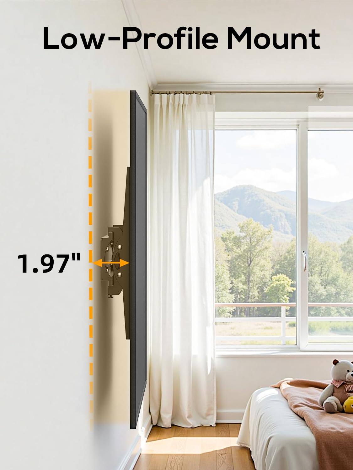 Low-Profile Mount  
1.97"
