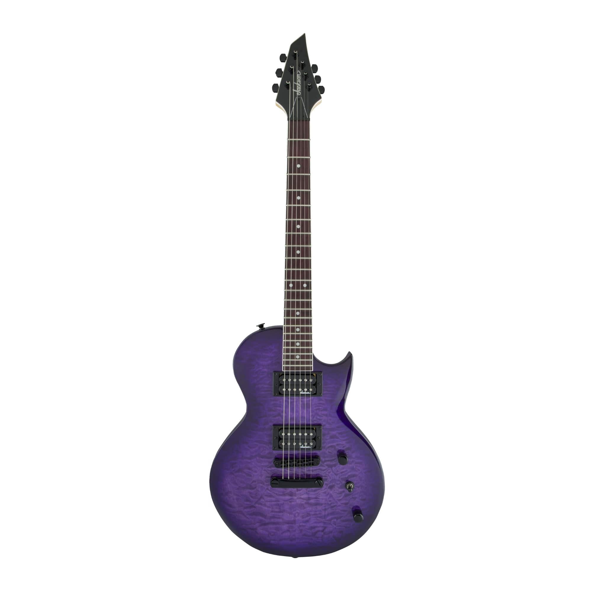 Jackson - JS Series Monarkh SC JS22Q Electric Guitar (Transparent Purple Burst)