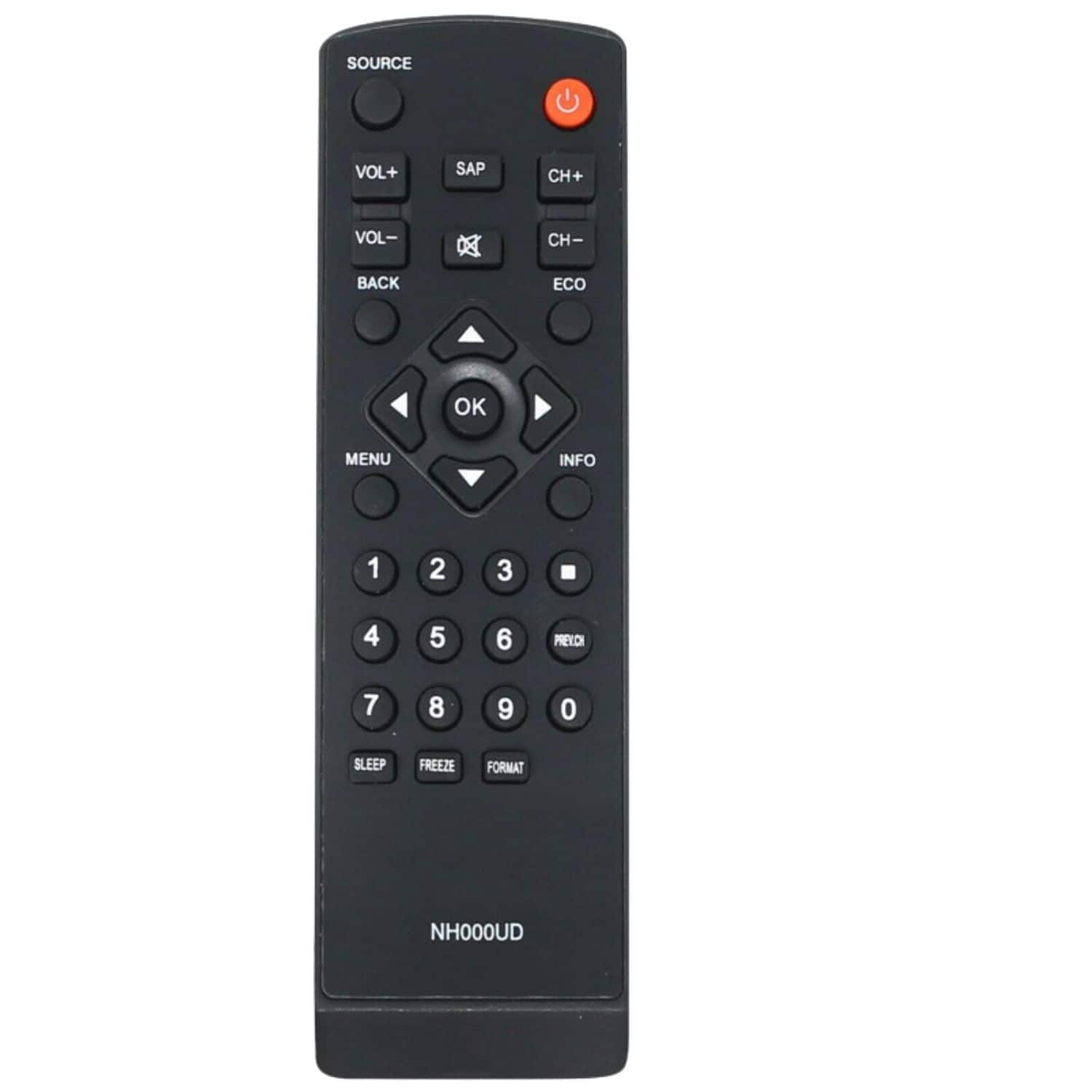 Home Collection - NH001UD / NH000UD Universal Replacement Remote Control for Sylvania & Emerson TVs