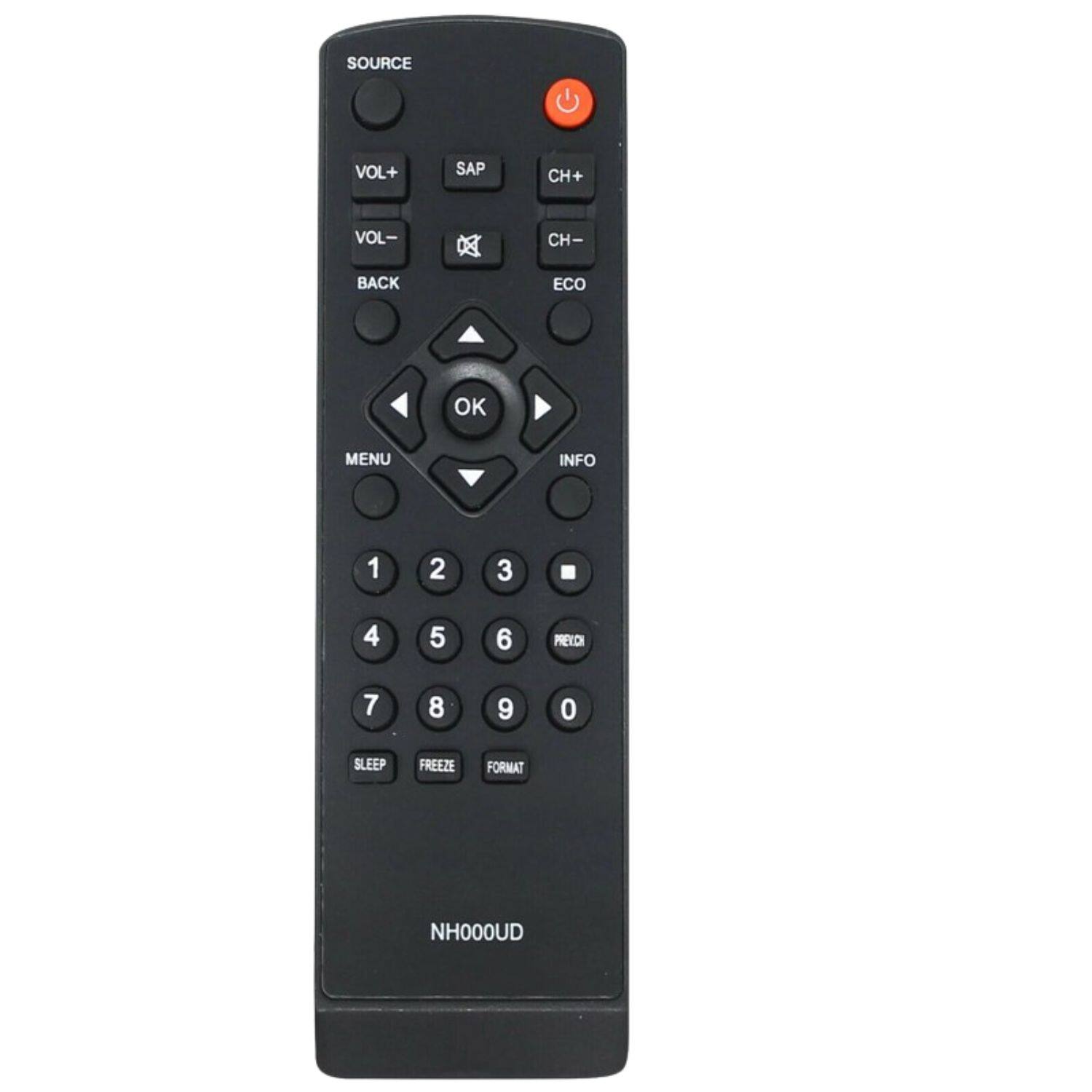 Home Collection - NH001UD / NH000UD Universal Replacement Remote Control for Sylvania & Emerson TVs