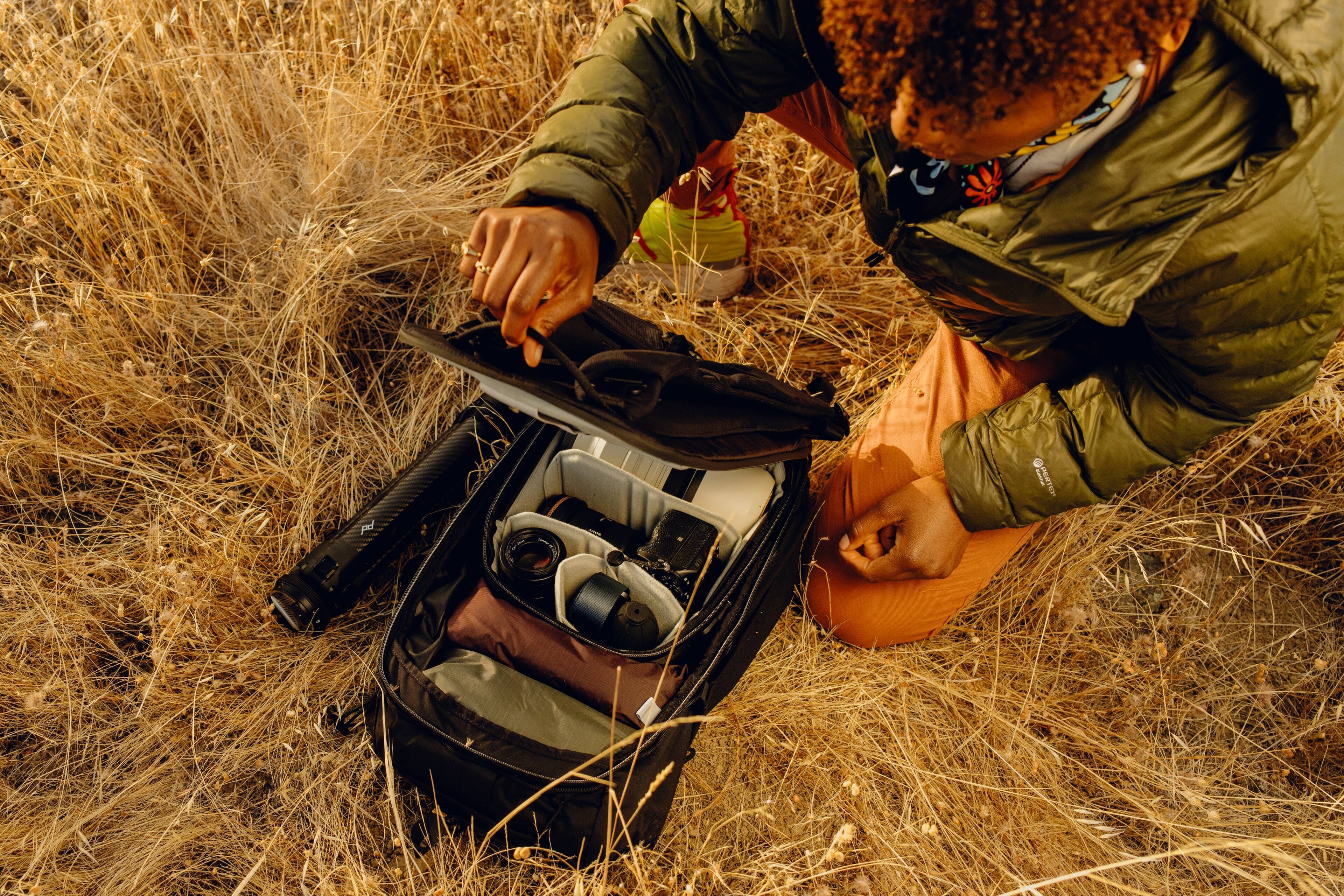 Alt View 21. Peak Design - Outdoor Backpack 45L - Eclipse.