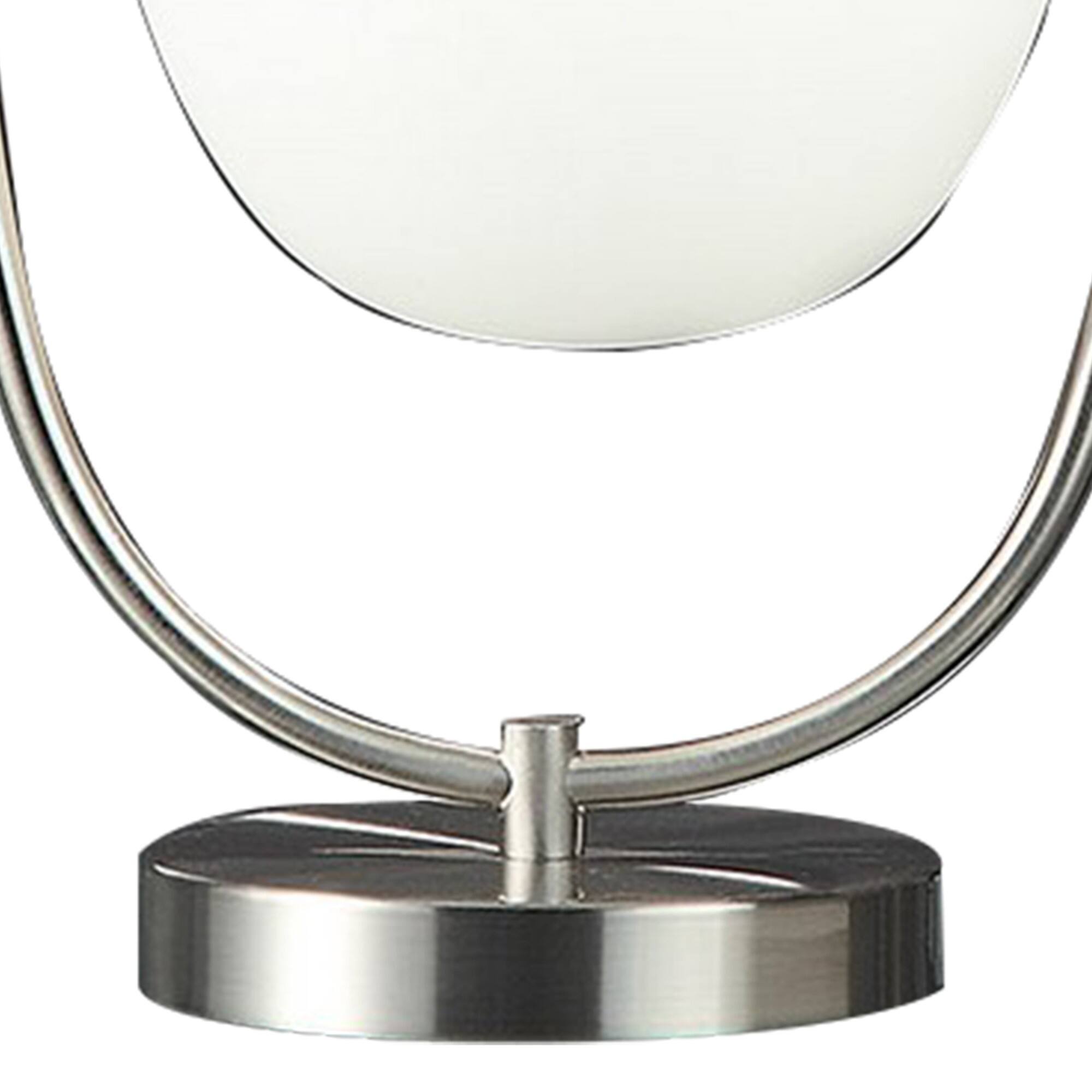 Manhattan Lane Raze 17 Inch Table Lamp, LED Light, Modern Globe Shade ...