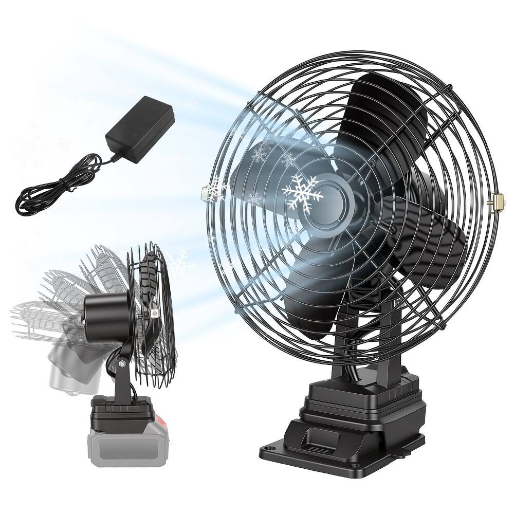 Alt View 7. Loheer - Loheer Portable Jobsite Fan Cordless Workshop Garage Fan Compatible with Makita Battery Bare Tool.