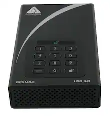 APRICORN
1 2 3
4 5 6
7 8 9
cancel 0
FIPS 140-2
USB 3.0