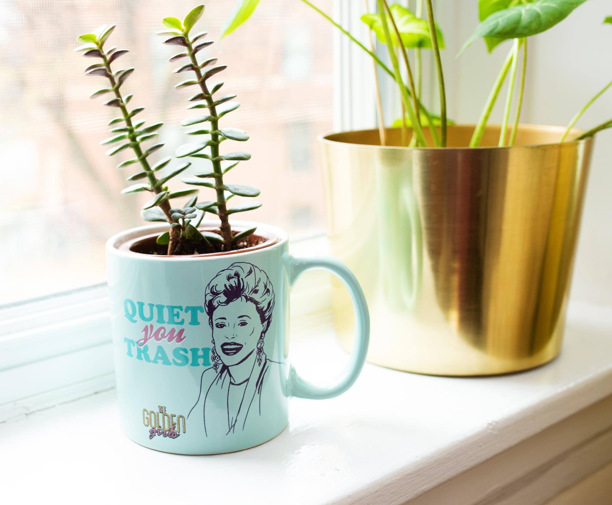 QUIET you TRASH  
THE GOLDEN GIRL