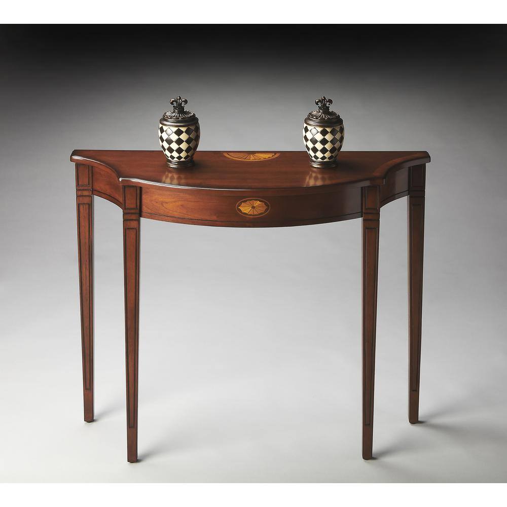 Alt View 2. Butler Specialty - Chester Console Table - Medium Brown.