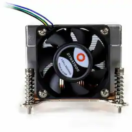 Dynatron - k666r1 280100 cpu cooler lga115x 60mm copper aluminum - Black