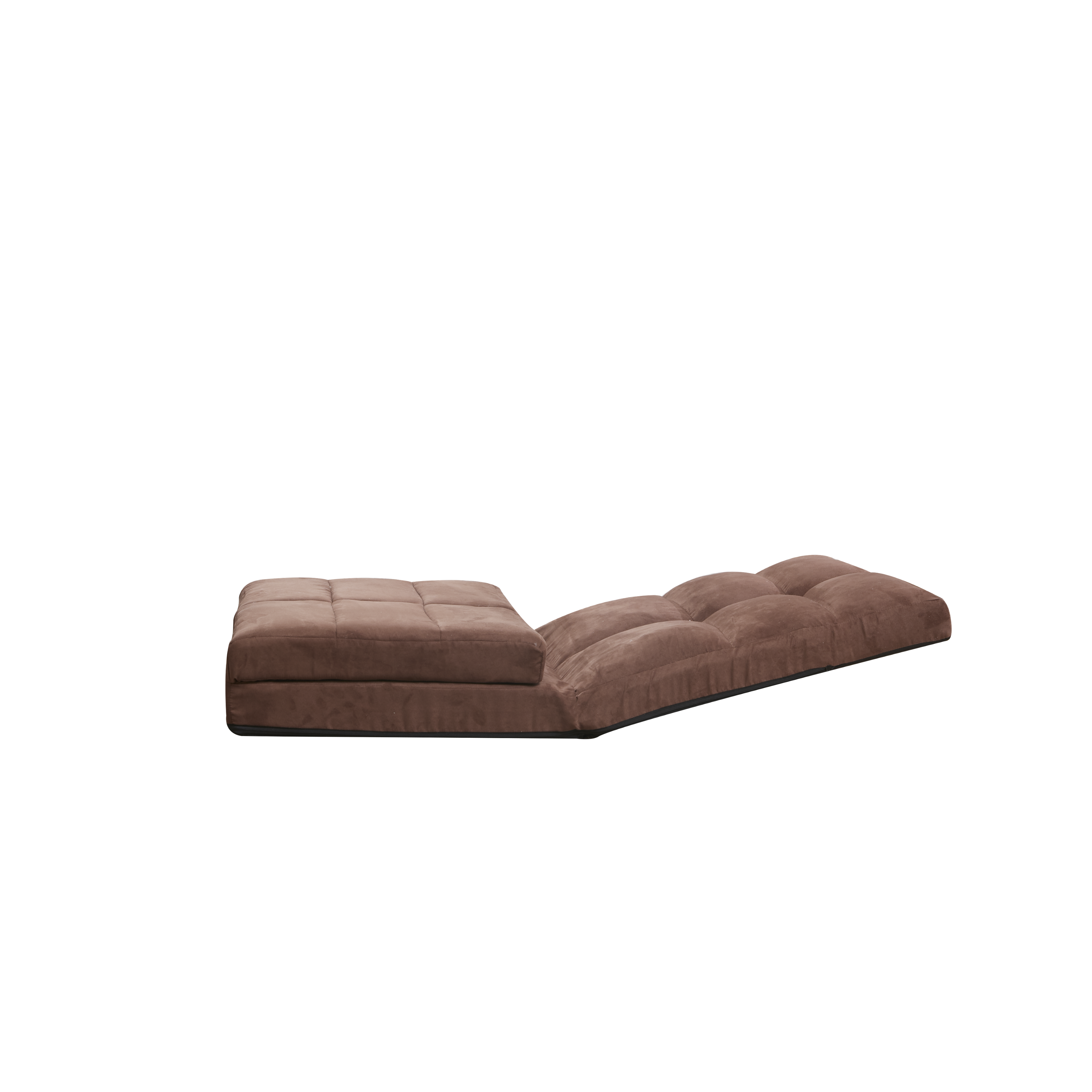 Alt View 2. GOODSILO - Convertible Triple Fold Down Sofa Bed with Adjustable Reclining Positions for Modern Leisure and Guest Accommodations - Brown.