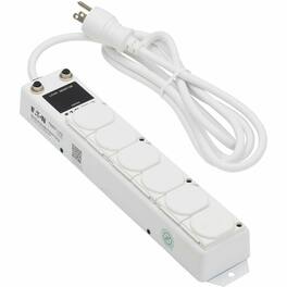 Eaton Tripp Lite Series Safe-IT UL 1363A Medical-Grade Power Strip for Patient Care Vicinities, 6 Hospital-Grade - White