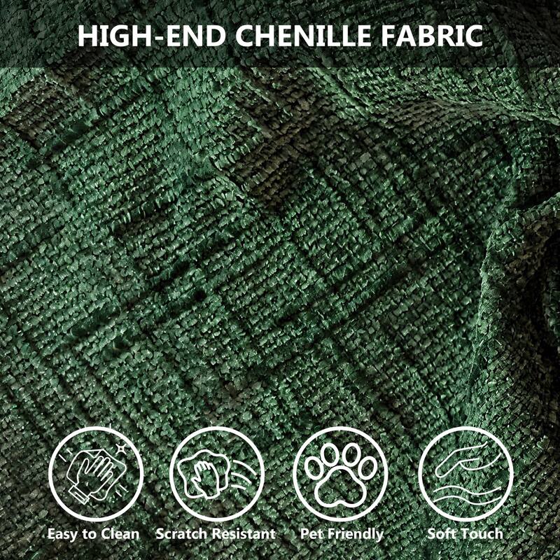 HIGH-END CHENILLE FABRIC

- Easy to Clean
- Scratch Resistant
- Pet Friendly
- Soft Touch