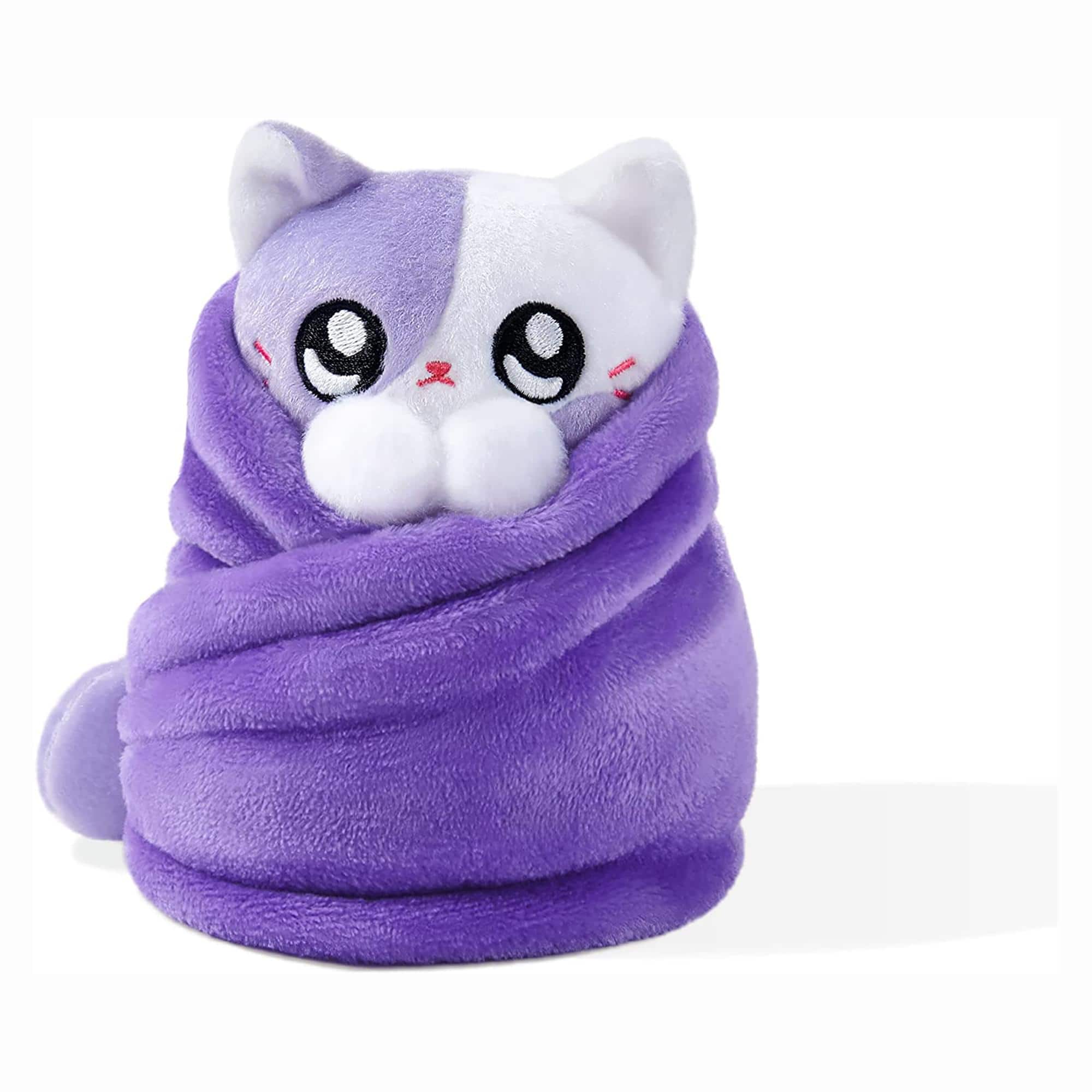 Uncute - Purritos 7 Inch Plush Cat in Blanket | Boba Tea - Purple price history on PriceWatchPro