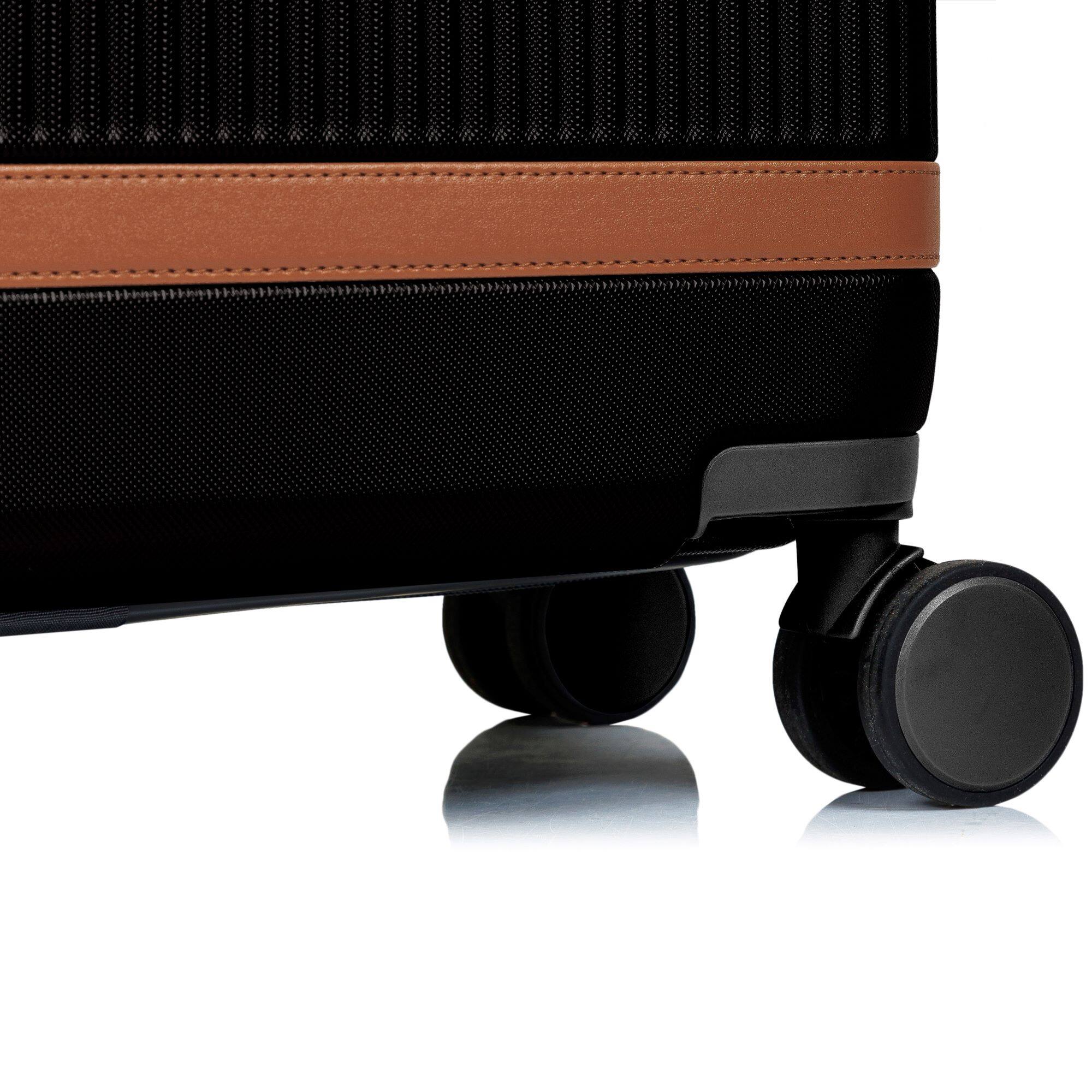 Alt View 1. Champs - Vintage Air 3-Piece Hardside Luggage Set - Black.