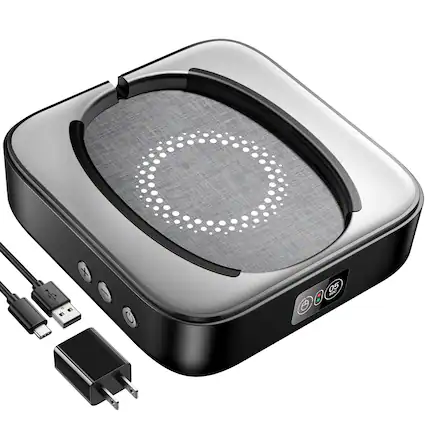 Front. HM 1810 - Mouse Mover Undetectable Super-silent Device Move Randomly Automatic Wiggler Shaker Giggler Adjustable Inte - Mechanical Mouse Jiggler with Adapter.