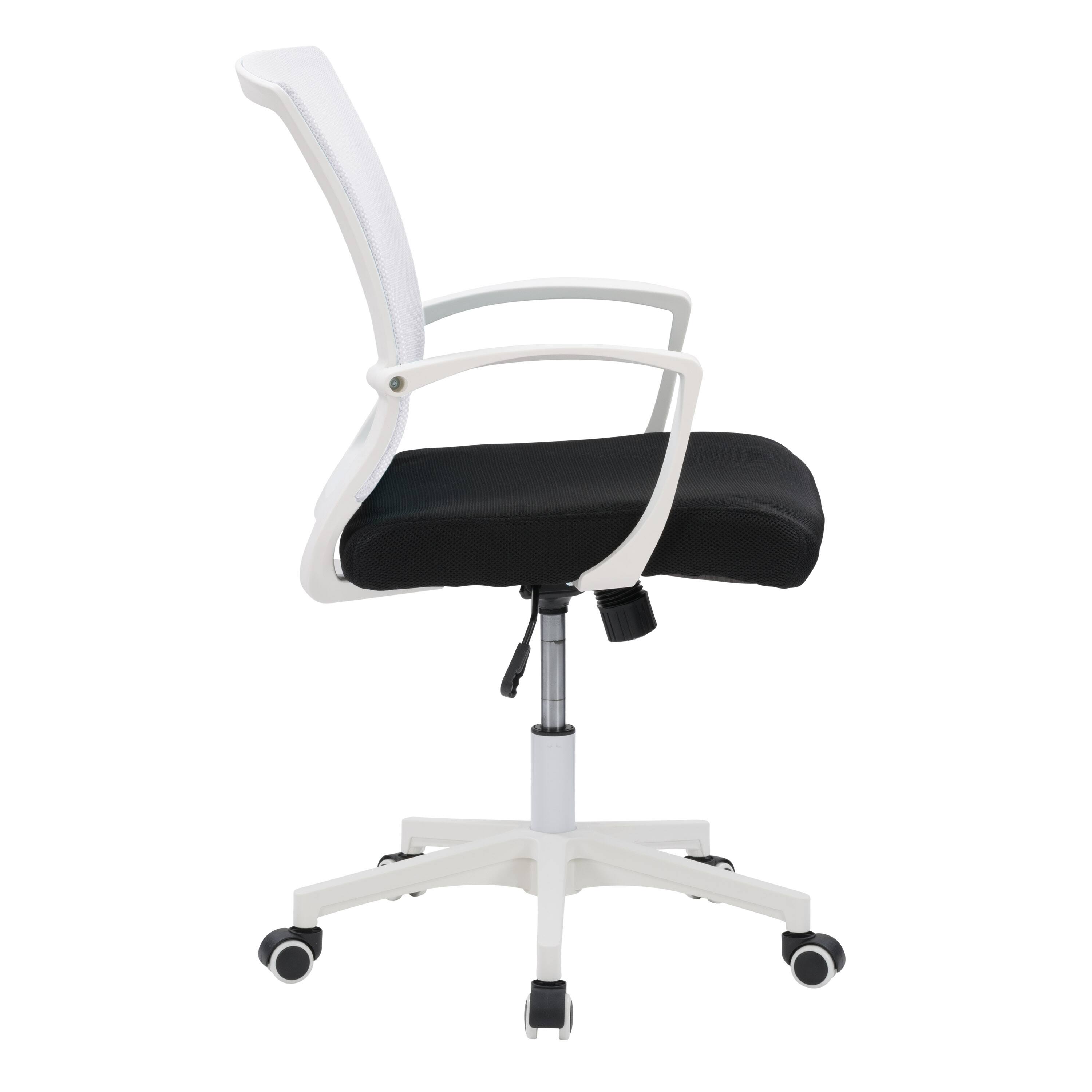 Alt View 11. CorLiving - Workspace Mesh Back Office Chair - White and Black.