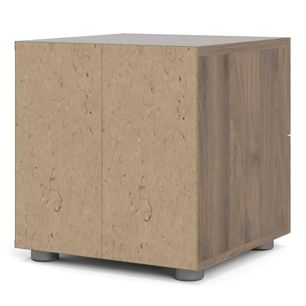 Alt View 4. Tvilum - Austin 2 Drawer Nightstand, Walnut - Brown.