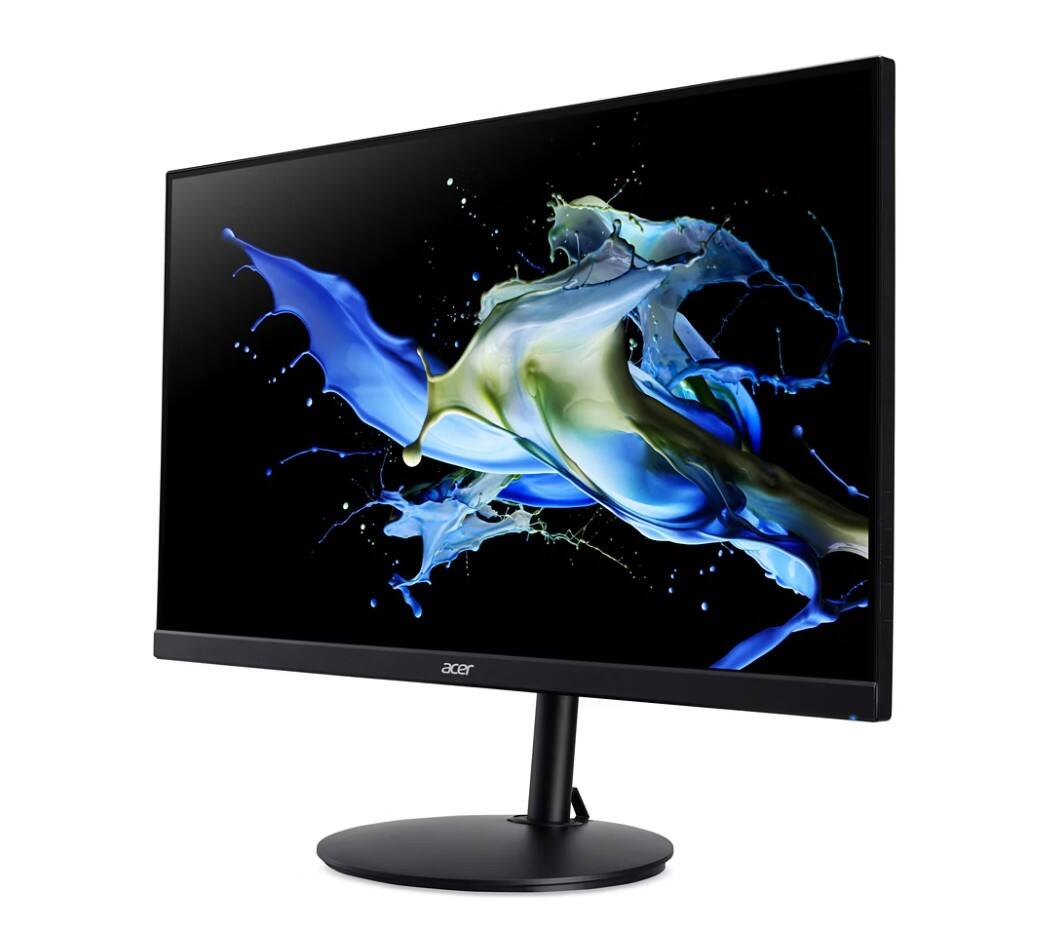 Alt View 2. Acer - Acer CB242Y 24" FHD IPS Monitor, 1ms Response Time, HDMI (UM.QB2AA.503) 2 Pack w/DKZ Hub & Ergoflexy Dual Mount Arms - Black.