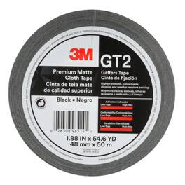 3M - 1.88 in. W X 54.6 yd L Black Gaffer's Tape
