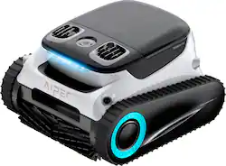 Aiper - Scuba N1 Pro Cordless Robotic Pool Cleaner for In-Ground Pools up to 2150sq.ft, Pool Vacuum with Infrared Sensors - White - Front_Zoom