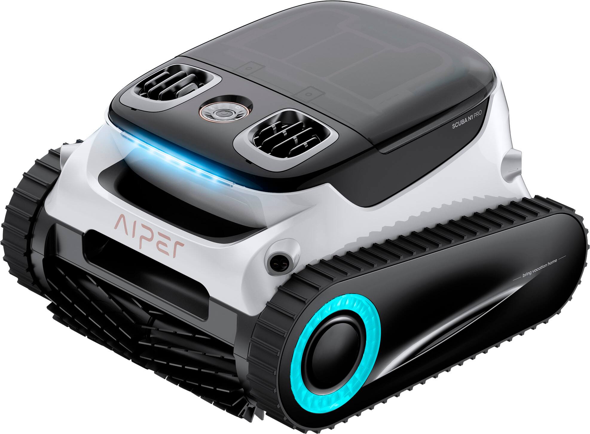 Aiper - Scuba N1 Pro Cordless Robotic Pool Cleaner for In-Ground Pools up to 2150sq.ft, Pool Vacuum with Infrared Sensors - White