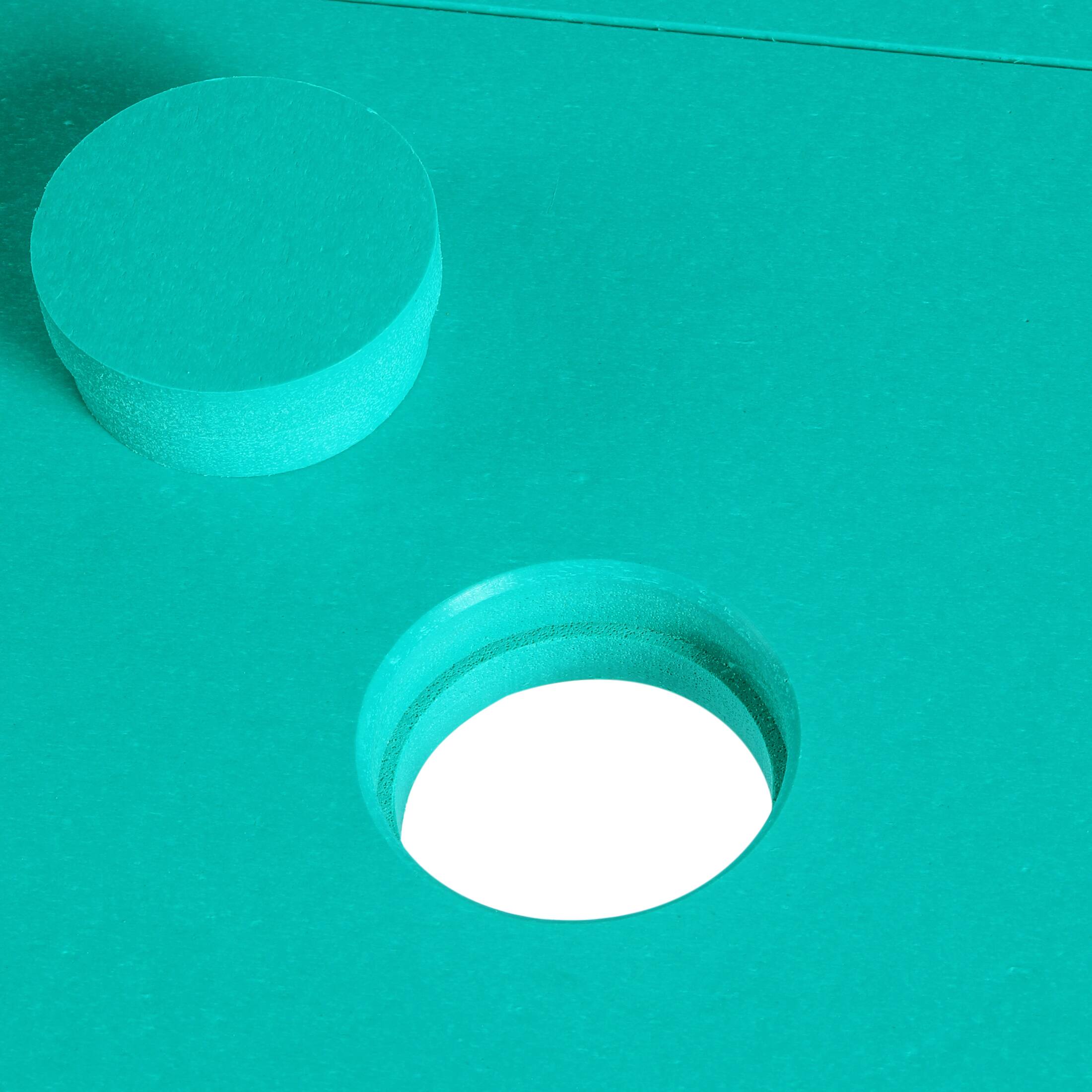Alt View 4. WestinTrends - WestinTrends Treehouse Kids 5-Piece HDPE Dining Table and Chairs Set - Turquoise.