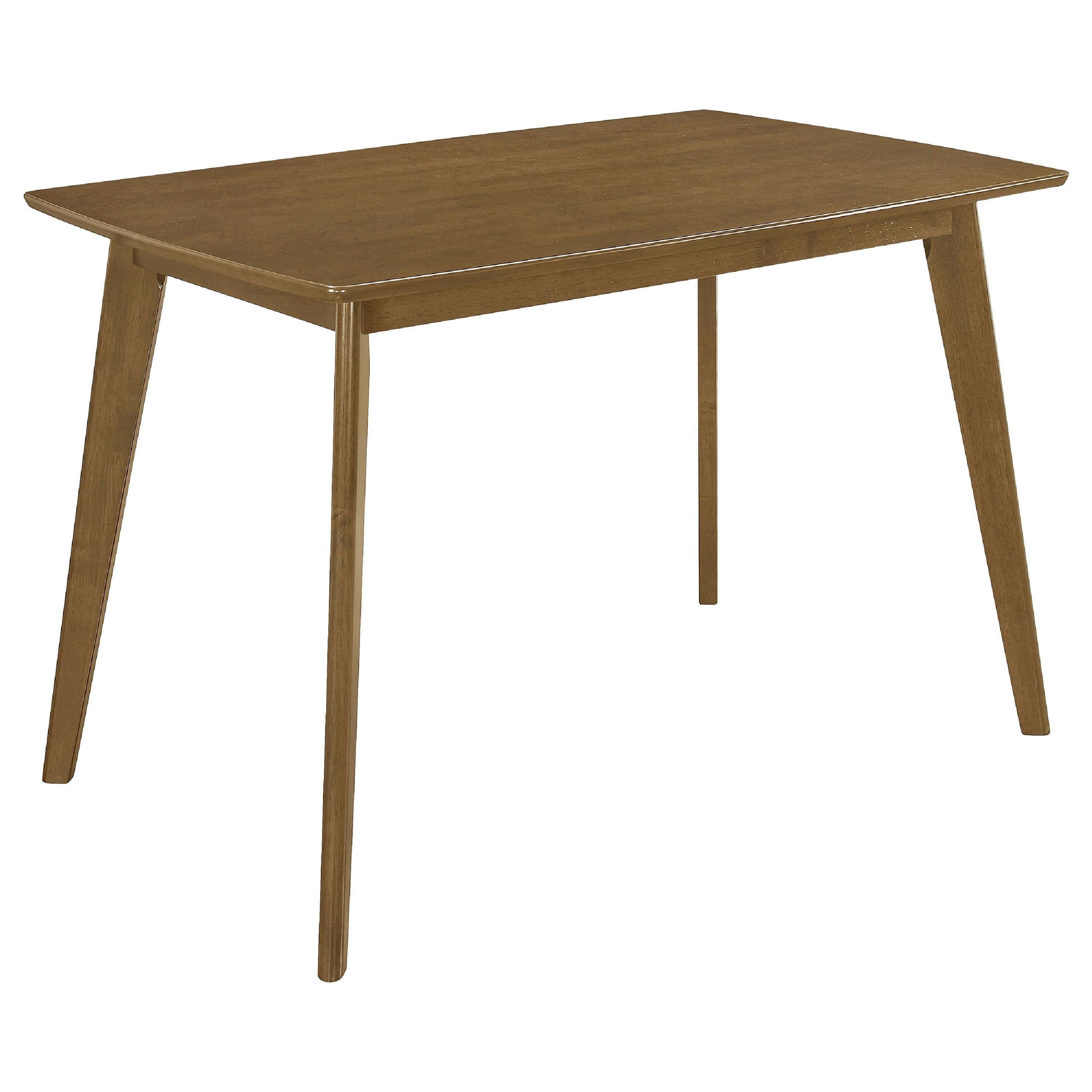 Alt View 1. Manhattan Lane - Kosy 5pc Dining Table n 4 Chair Set, Faux Leather - Chestnut Brown, Tan.