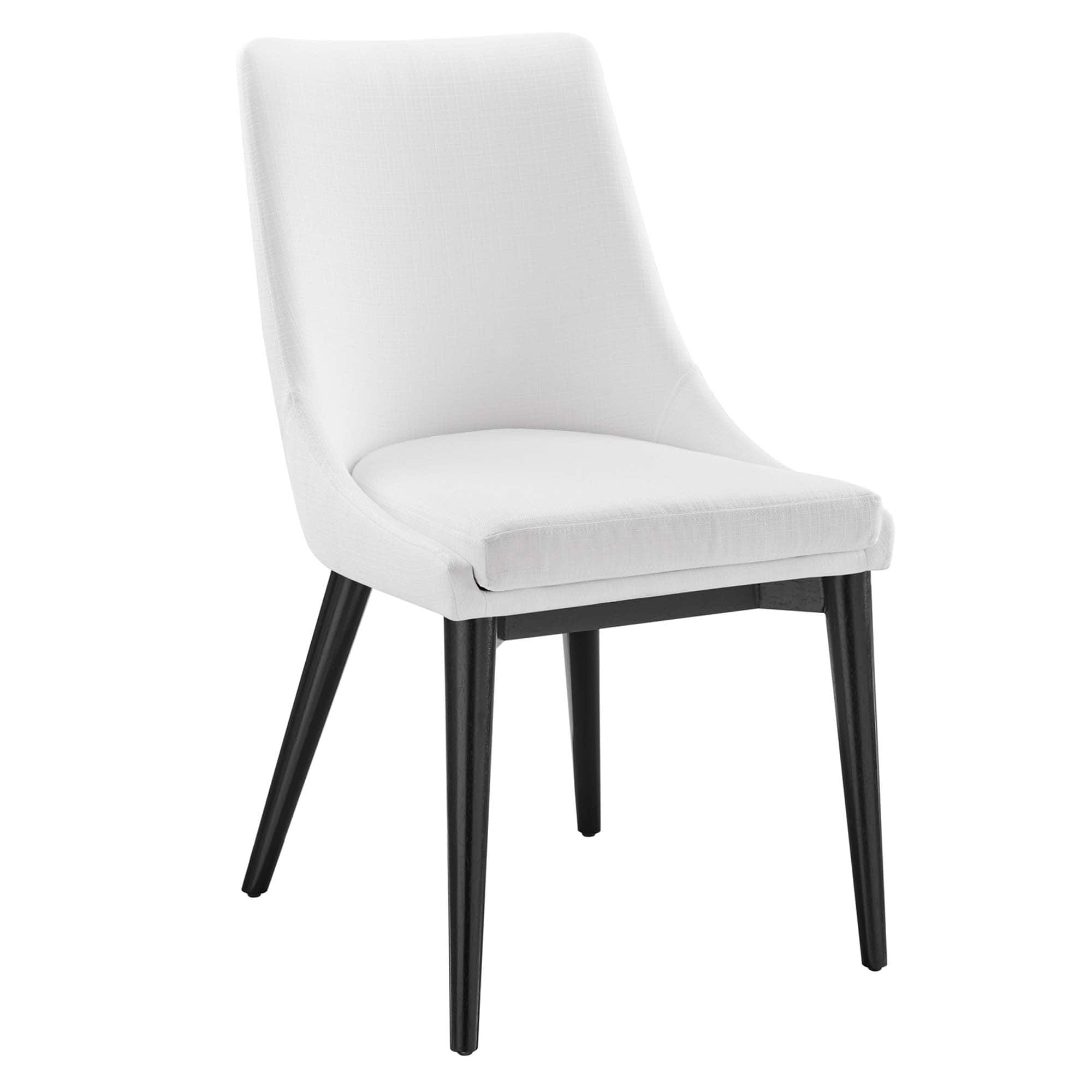 Viscount Fabric Dining Chair by Modway - White