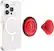 Back. PopSockets - MagSafe PopGrip Universal Magnetic Grip & Stand with Adapter Ring for Cell Phones - Danger Red.
