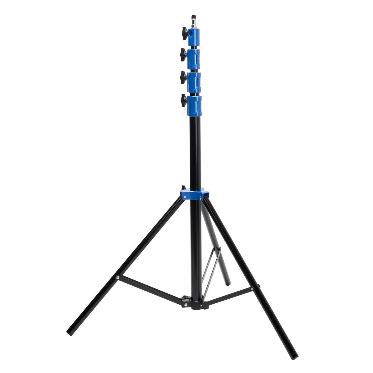 Alt View 5. Flashpoint - Flashpoint Pro Heavy-Duty Air-Cushioned Light Stand (Blue, 9.5').