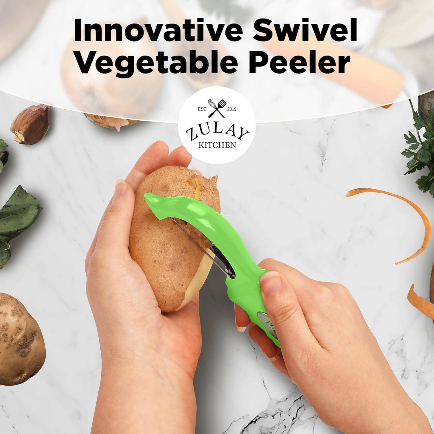 Innovative Swivel Vegetable Peeler

EST 2015

ZULAY KITCHEN