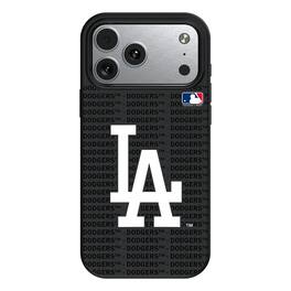 Keyscaper - MLB - Los Angeles Dodgers Primary Logo iPhone Magnetic Bump Case - 16 Pro - Black