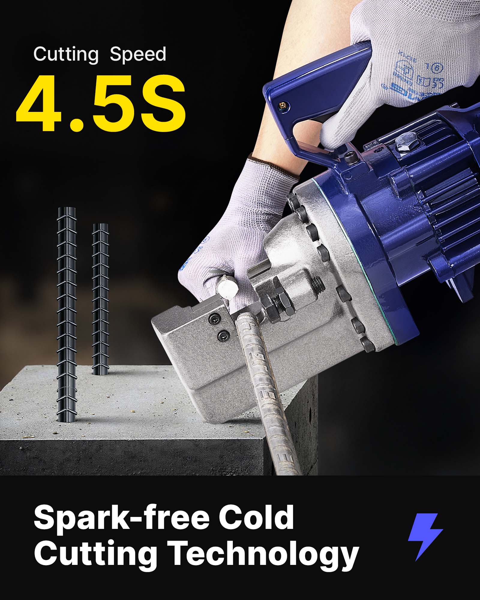 Cutting Speed 4.5S

Spark-free Cold Cutting Technology