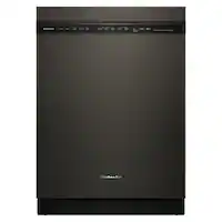 KitchenAid - 24" Front Control Built-In Stainless Steel Tub Dishwasher with Third Level Jet Rack and 41 dBA - Black Ore - Front_Zoom